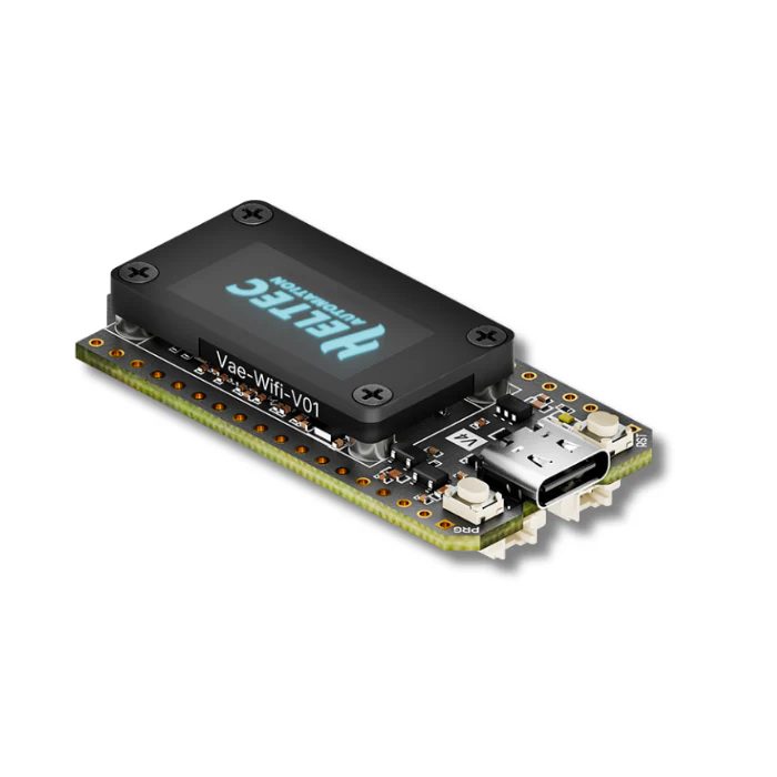 Heltec WiFi LoRa 32 V4 board with built-in OLED display and USB-C